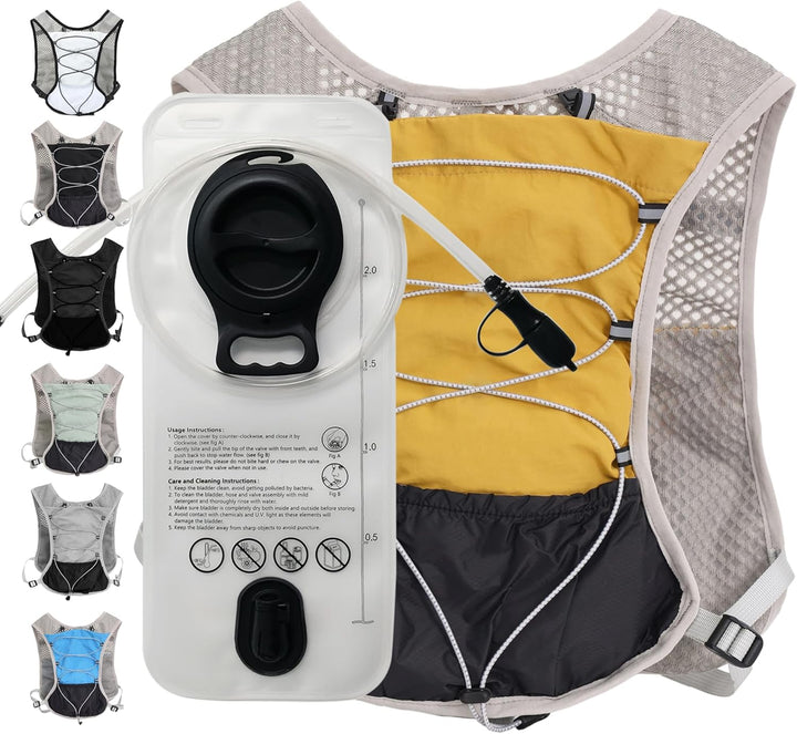 Ultra-Light Hydration Løbevest med 2L Vandblære – Dravien