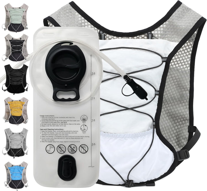 Ultra-Light Hydration Løbevest med 2L Vandblære – Dravien