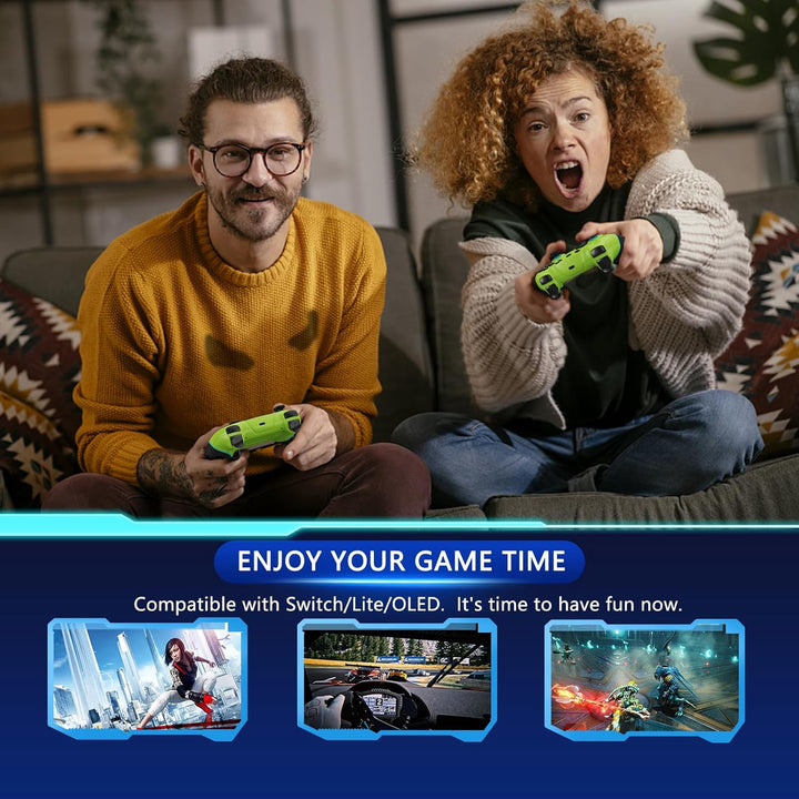 Trådløs switch-controller med Hall effect joysticks og turbo-funktion – Nexora