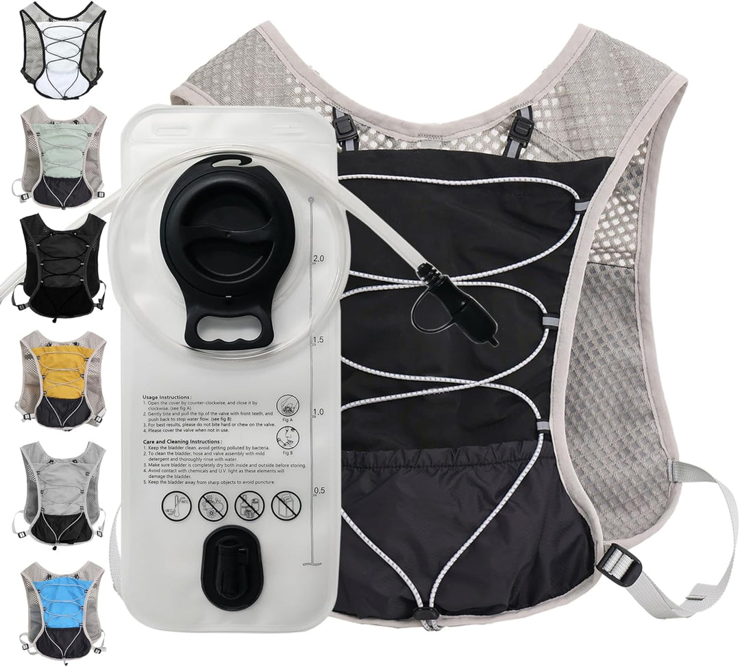 Ultra-Light Hydration Løbevest med 2L Vandblære – Dravien