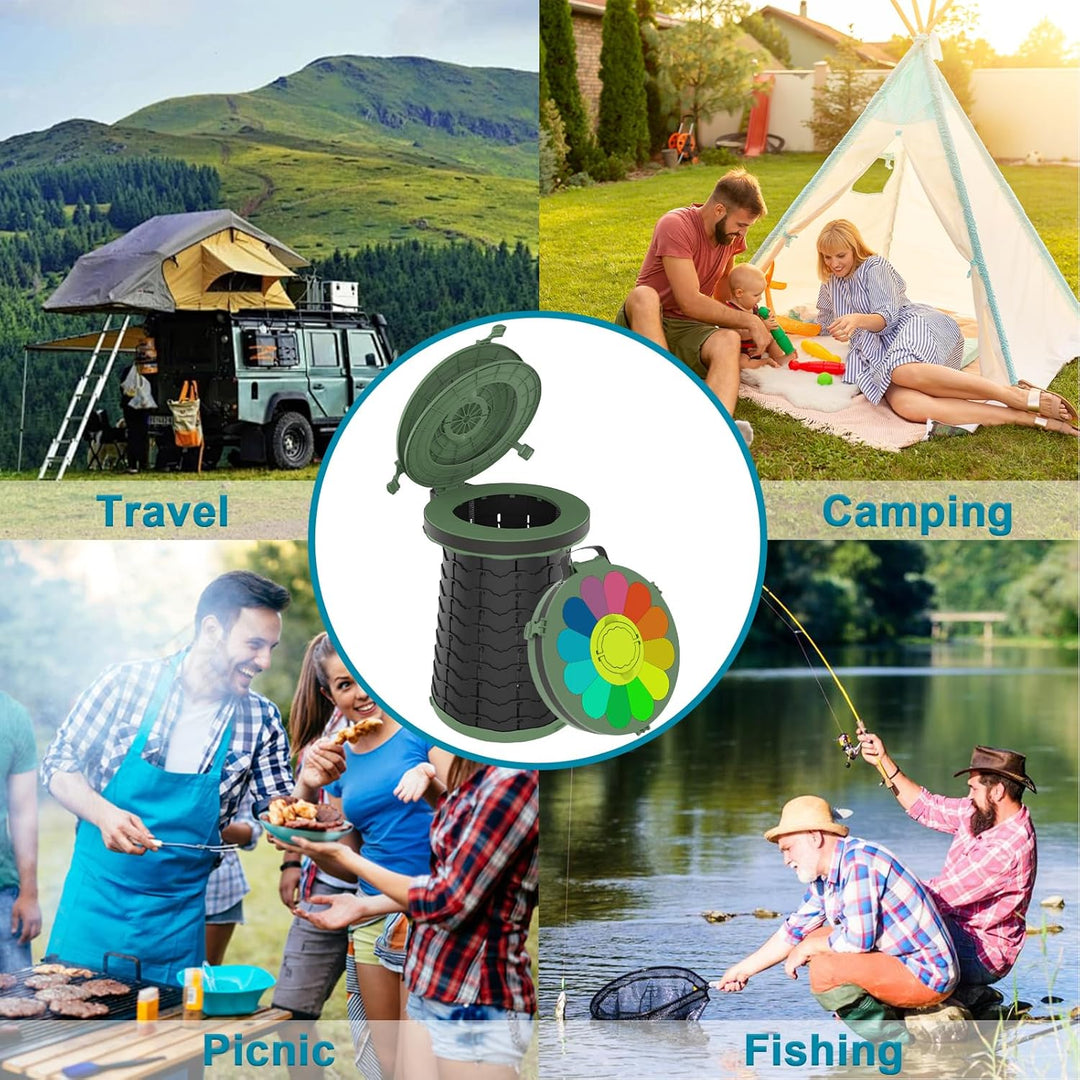Bærbart Toilet med Justerbar Højde-CampMate