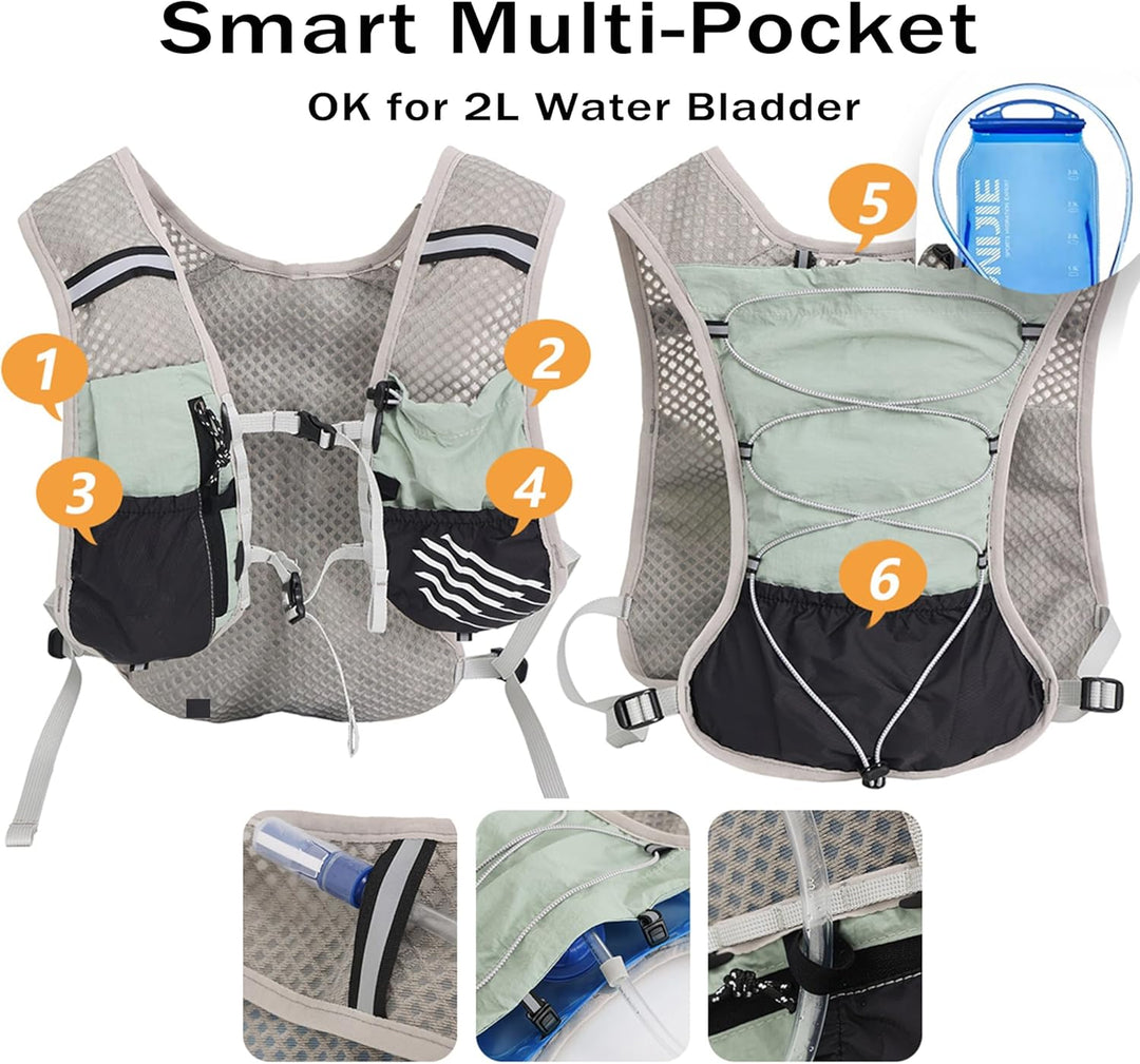 Ultra-Light Hydration Løbevest med 2L Vandblære – Dravien