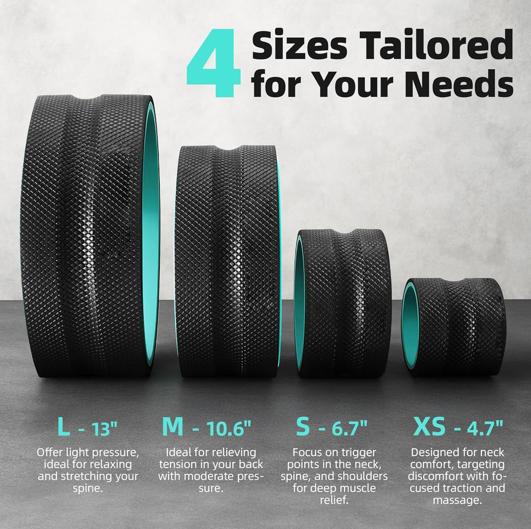 Back Roller Wheel Sæt af 4 med Yoga Blocks – Artheva