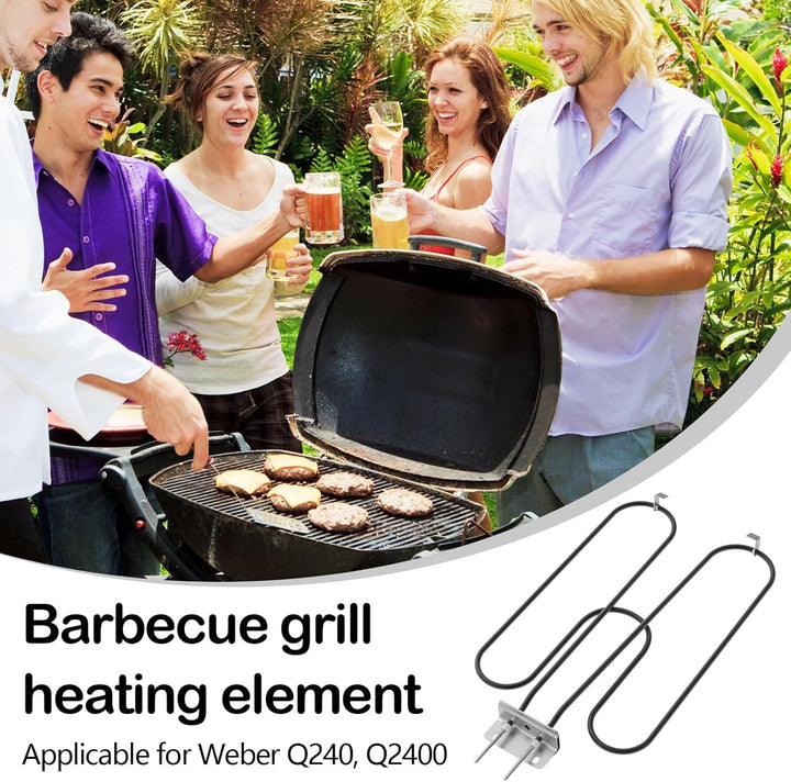 Højtydende rustfrit stål grill varmelegeme 2200W til udendørs elektrisk BBQ – Zeythra