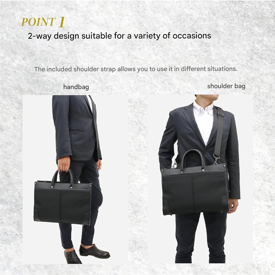 Professionel 2-i-1 business-laptoptaske med organiseret opbevaring