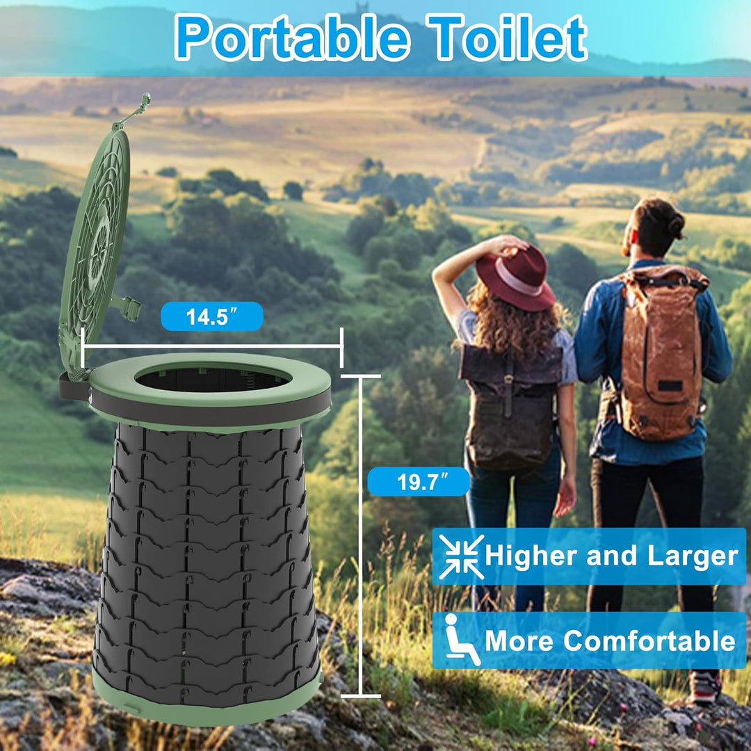 Bærbart Toilet med Justerbar Højde-CampMate