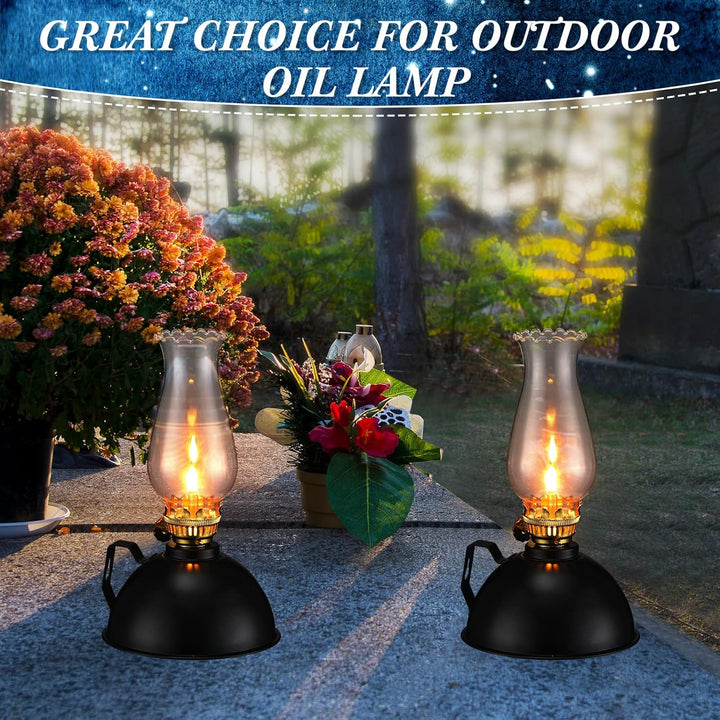 Vintage-stil Glas & Metal Oplamper Sæt af 2 – Ardin
