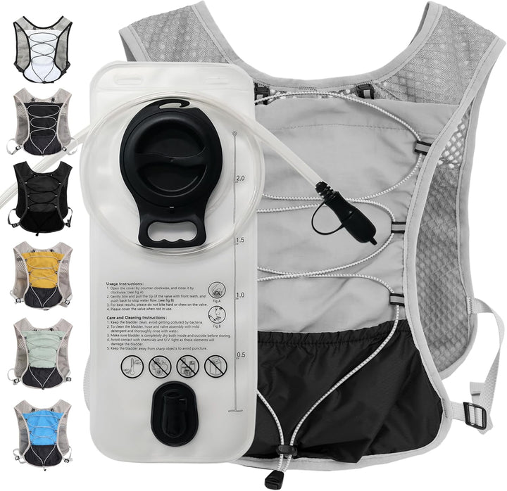 Ultra-Light Hydration Løbevest med 2L Vandblære – Dravien