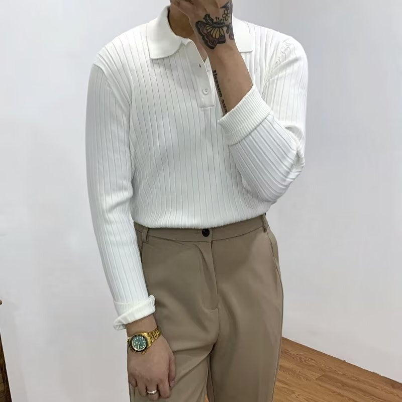 Trendy Herre Efterårspolotrøje - Oliver