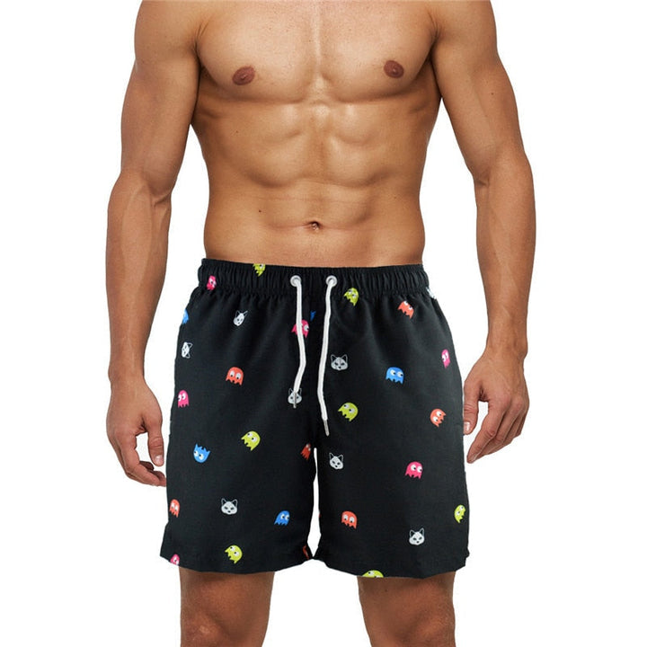 Trendy & hurtigtørrende herrebadeshorts med lommer – Matteo