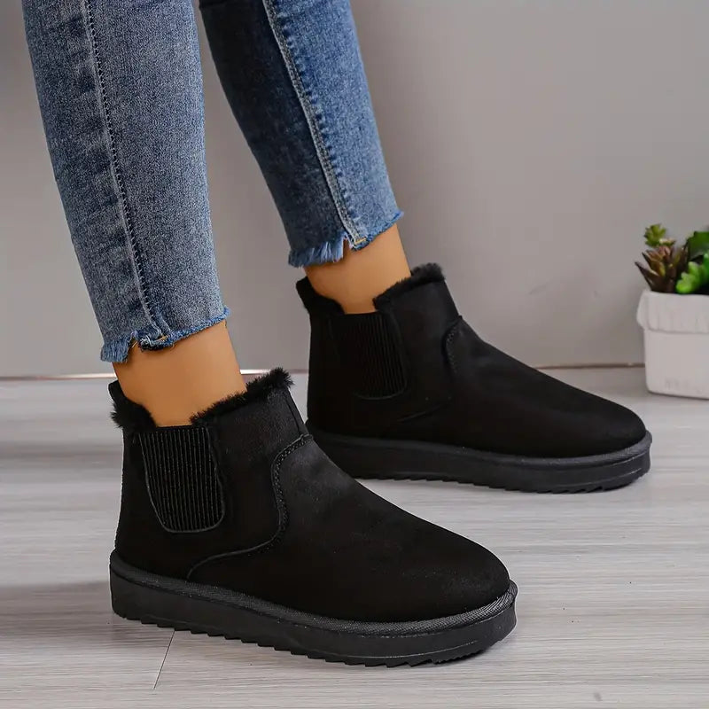 Comfy Termiske Slip-on Vinterstøvler - Sofia