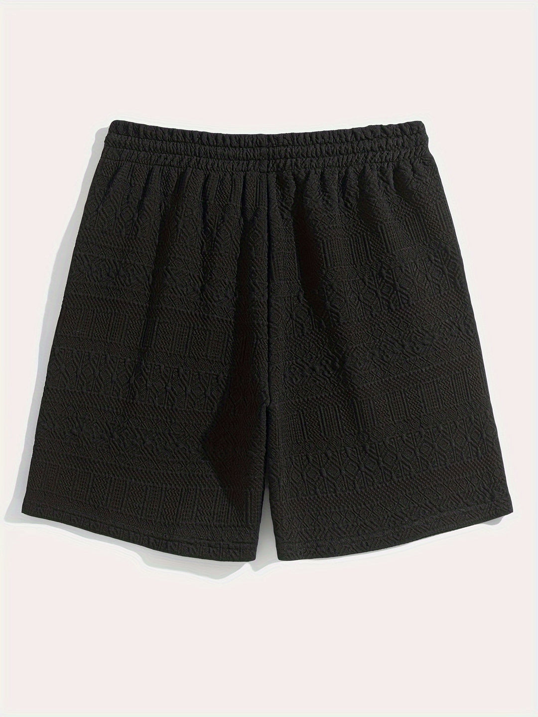 Sommershorts til mænd, basic look med snøre for komfort - Finn
