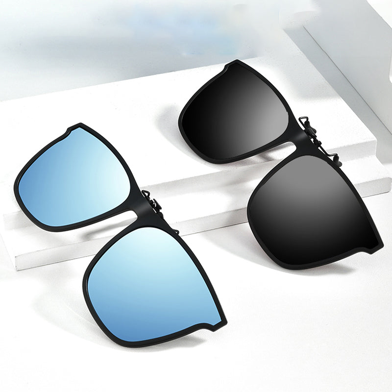 Polariseret solbrille-clip til brillebrugere – Felix