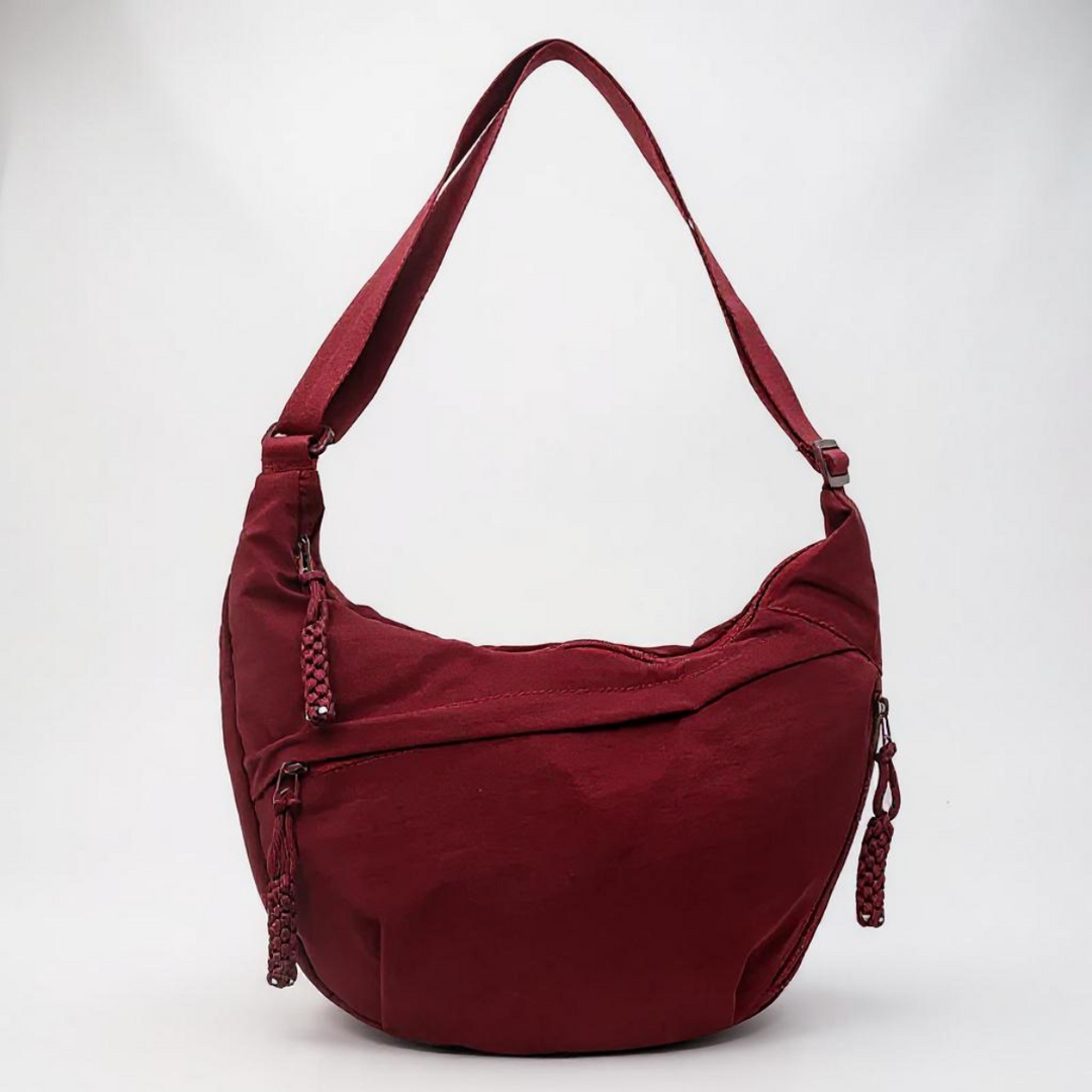 Crescent Shoulder Bag – Sustainable Nylon with Adjustable Strap 7