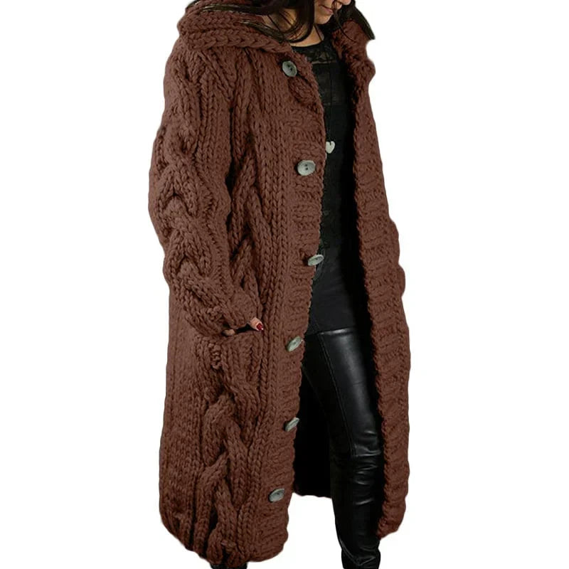 Komfortabel tykstrikket vest - Emma