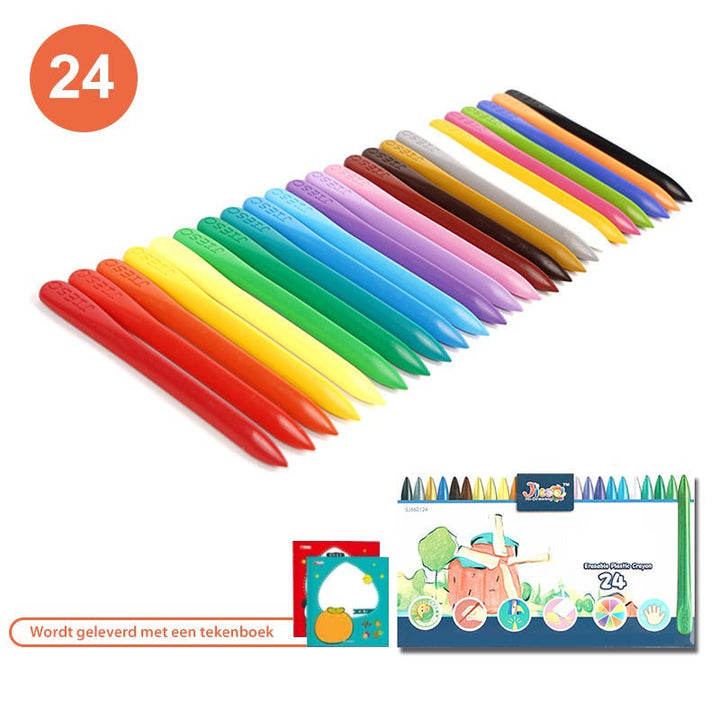 Naturlige, farverige voksfarver - EcoCrayons