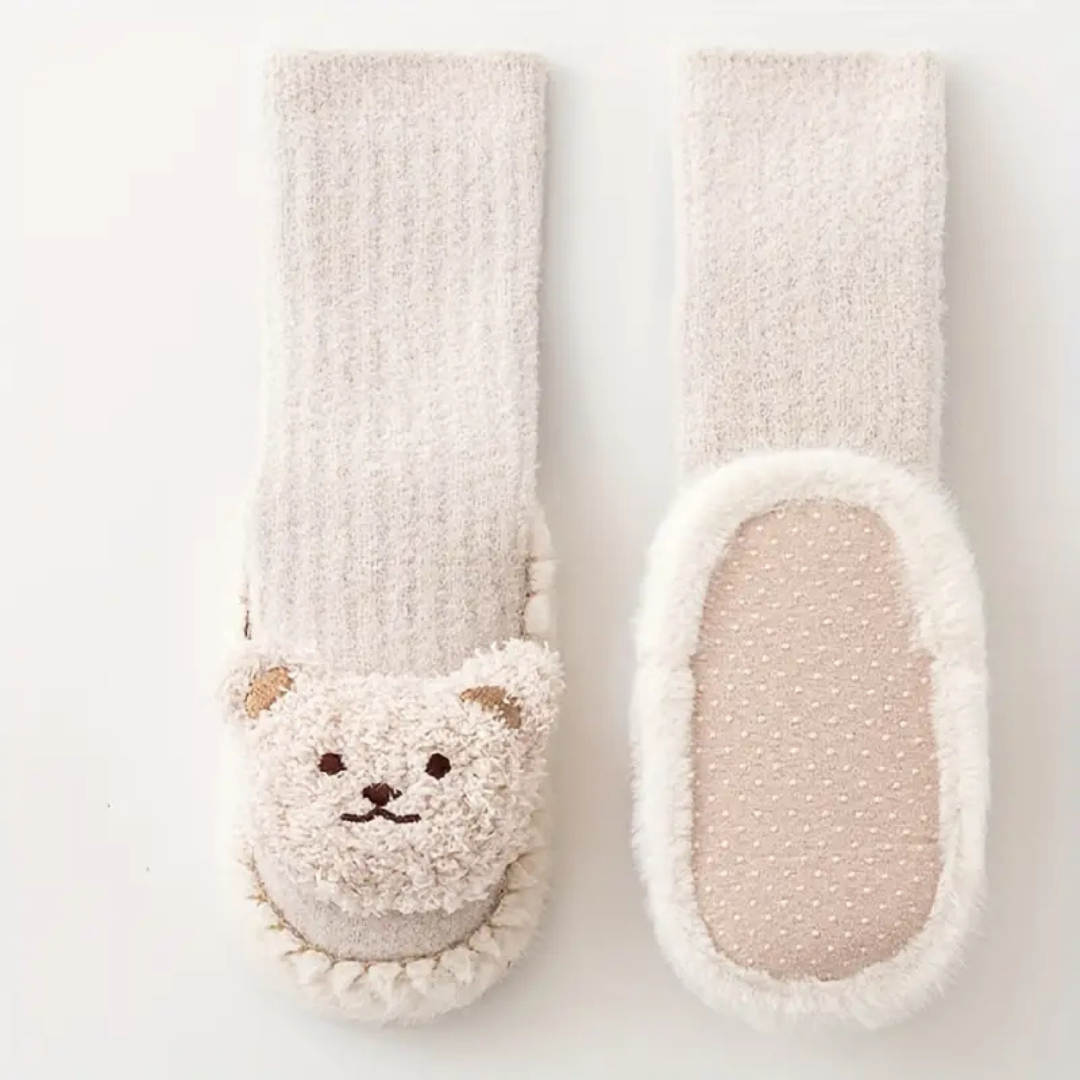 Børnesko sokker med bjørne – CozyBear