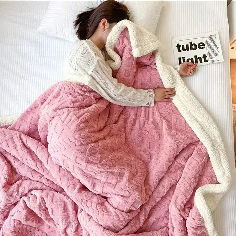 Tykt vintertæppe af lammeuld - WarmWool