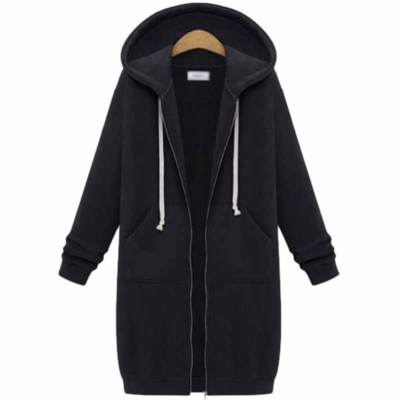 Casual Lang Damecardigan - CozyZip