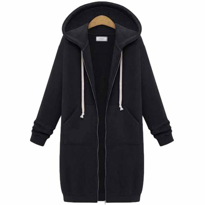 Casual Lang Damecardigan - CozyZip