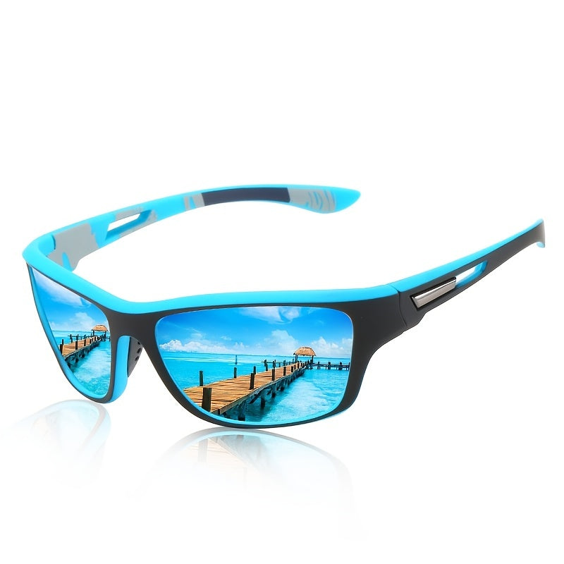Sportsolbrille til herrer med polariserede linser og UV400-beskyttelse – Vayron