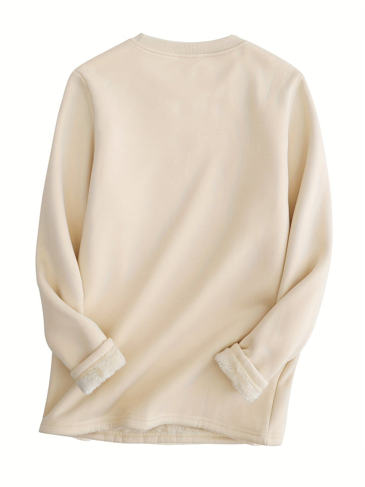Komfortabel oversize damesweatshirt - Elina