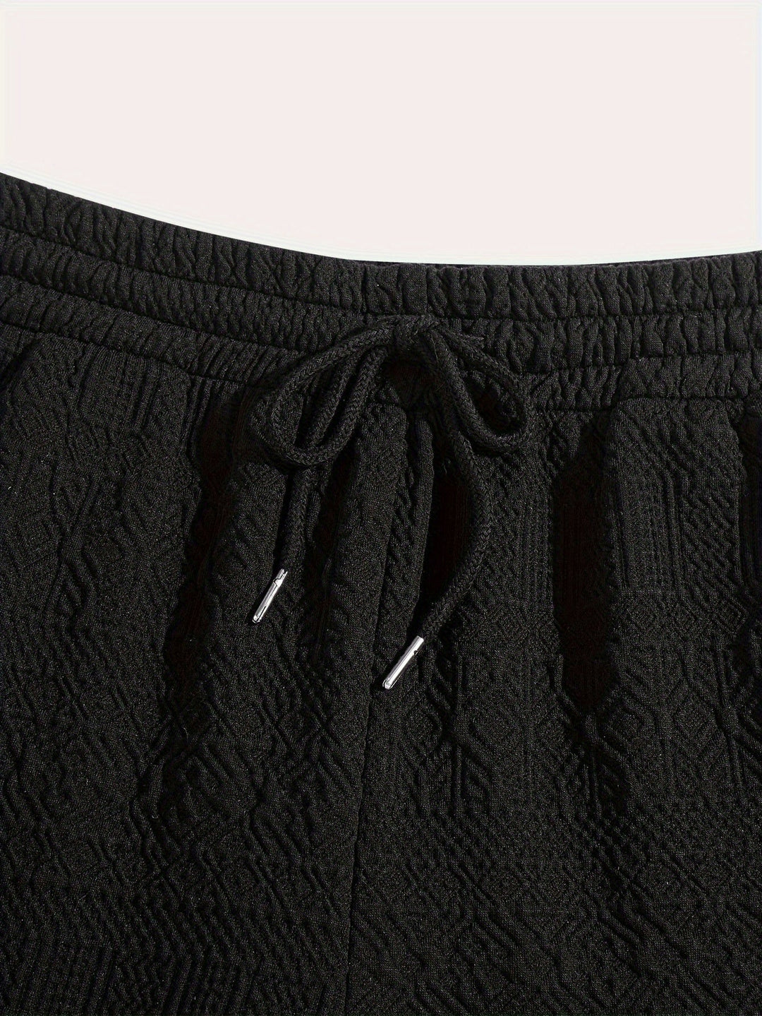 Sommershorts til mænd, basic look med snøre for komfort - Finn