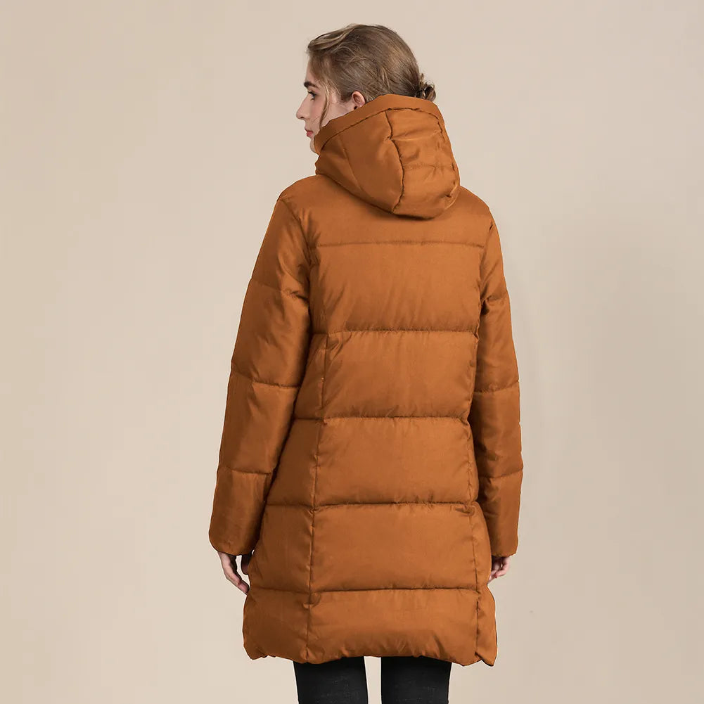 Trendy vatteret vinterjakke til kvinder - Elodie