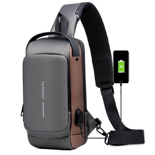 Stilfuld tyverisikret crossbody-taske - Nina