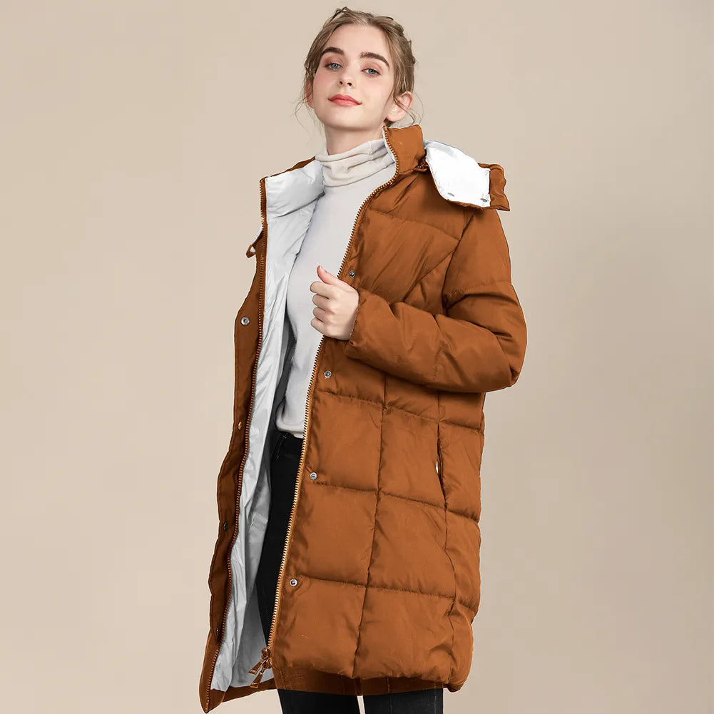 Trendy vatteret vinterjakke til kvinder - Elodie