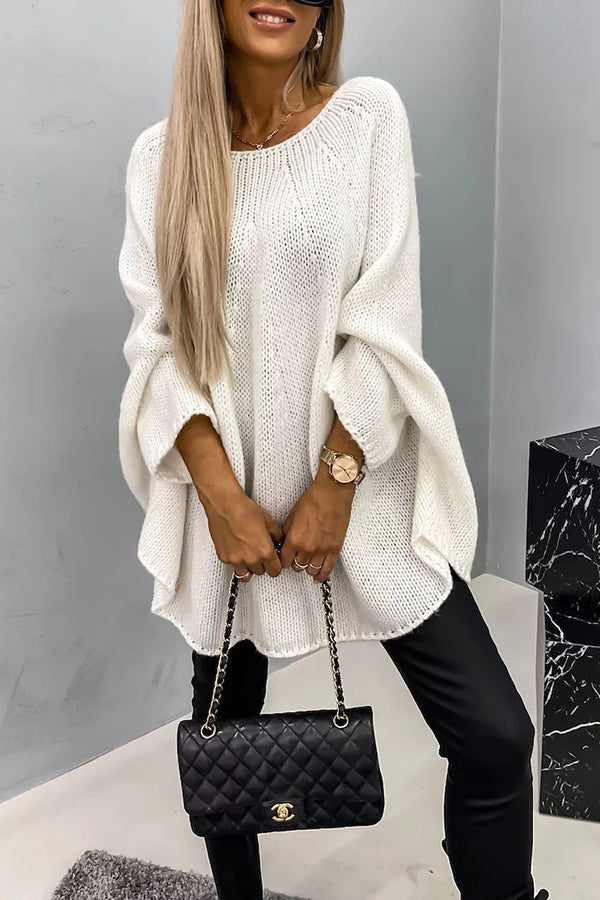 Stilfuld damesweater med rund hals - Isabelle