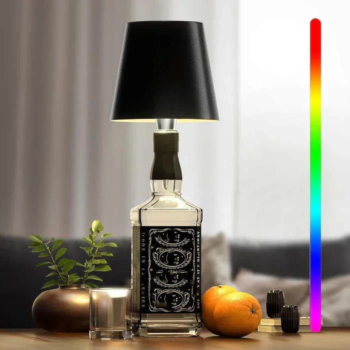 Bærbar LED-flaskelampe - GlowBottle