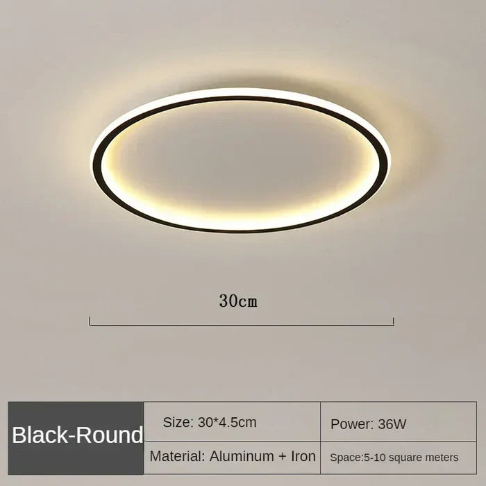 Skandinavisk rund loftlampe - AuroraSphere