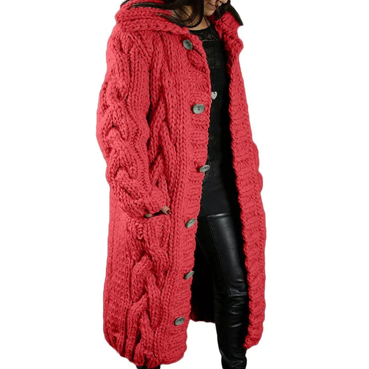 Komfortabel tykstrikket vest - Emma