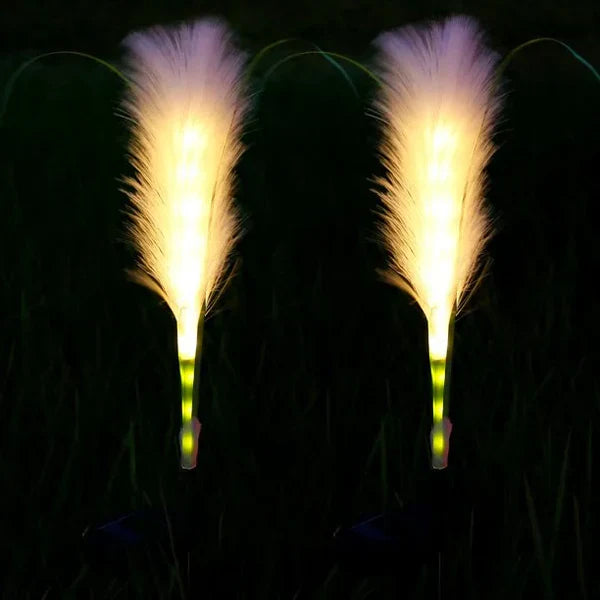 Dekorativ flettet havebelysning - SunReed