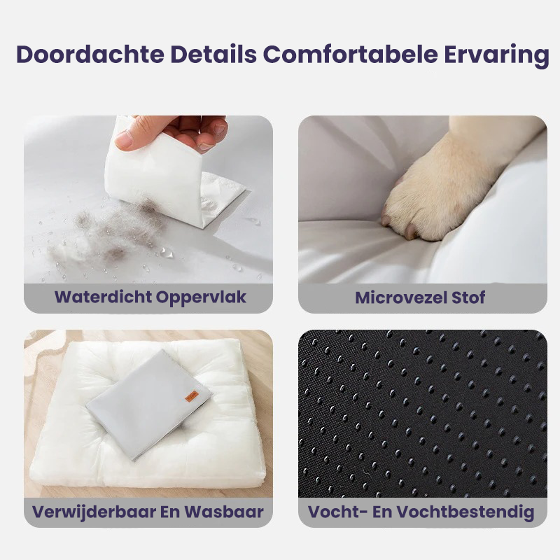 Ortopædisk Vandtæt Hundepude - FlexiRest