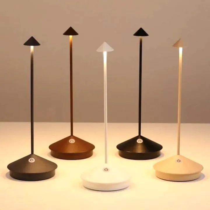 ClarityGlow™ Trådløs LED-bordlampe – Til varme aftener indendørs og udendørs