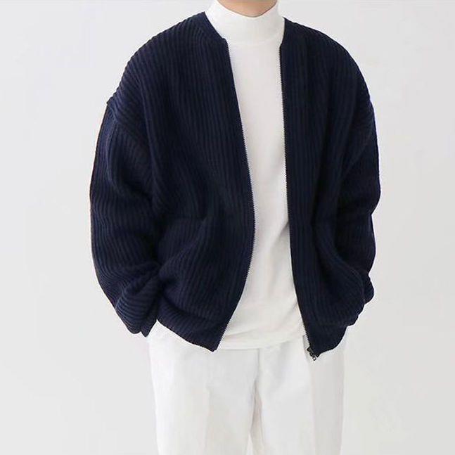 Herrer cardigan med moderne pasform – Conner