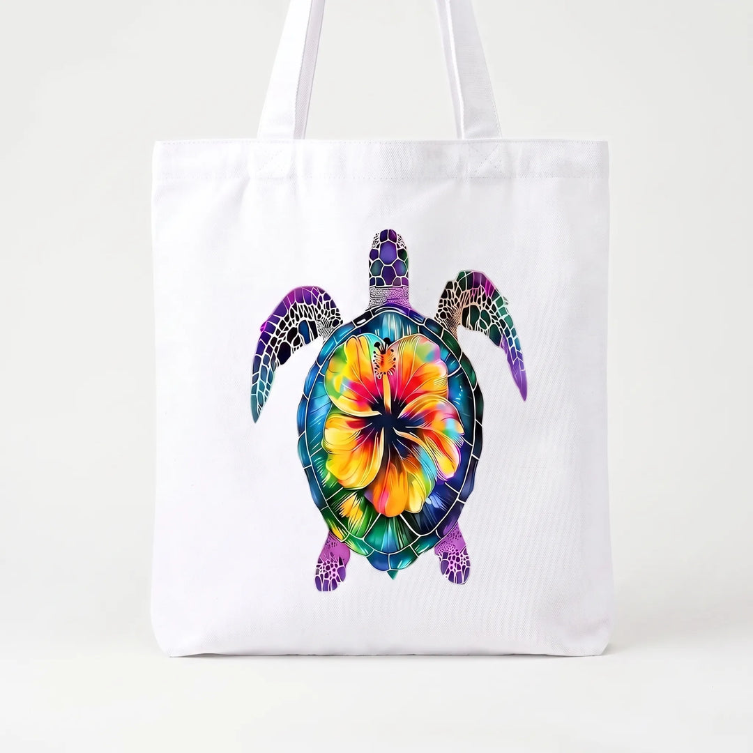 Afslappet Tote Bag Med Tryk - Cavasia