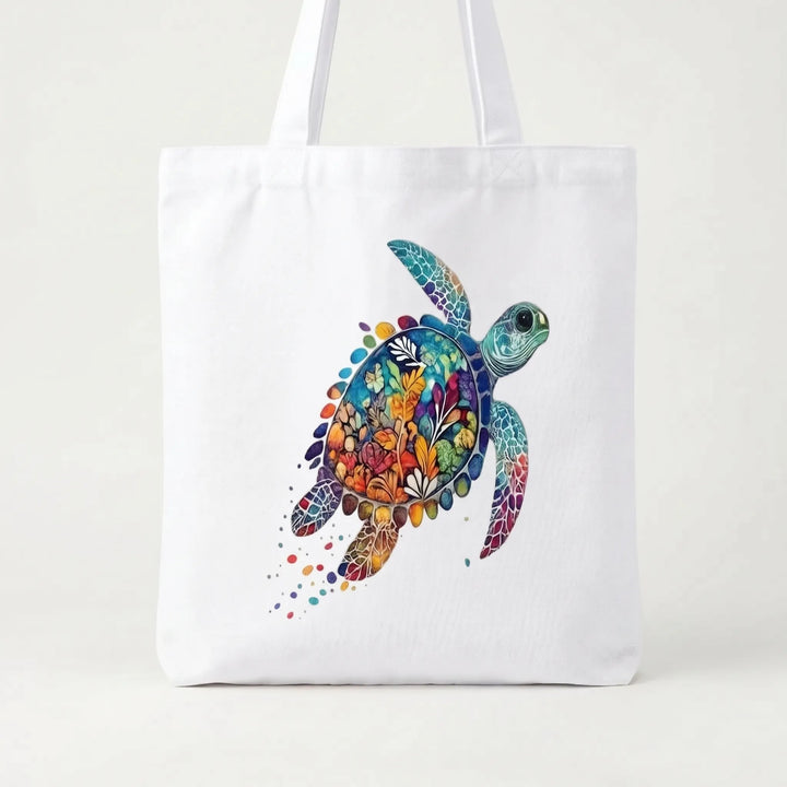 Afslappet Tote Bag Med Tryk - Cavasia