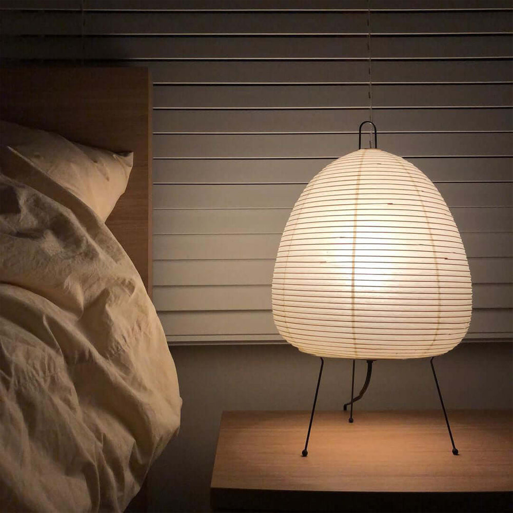 Japansk papirbordlampe - Yumi