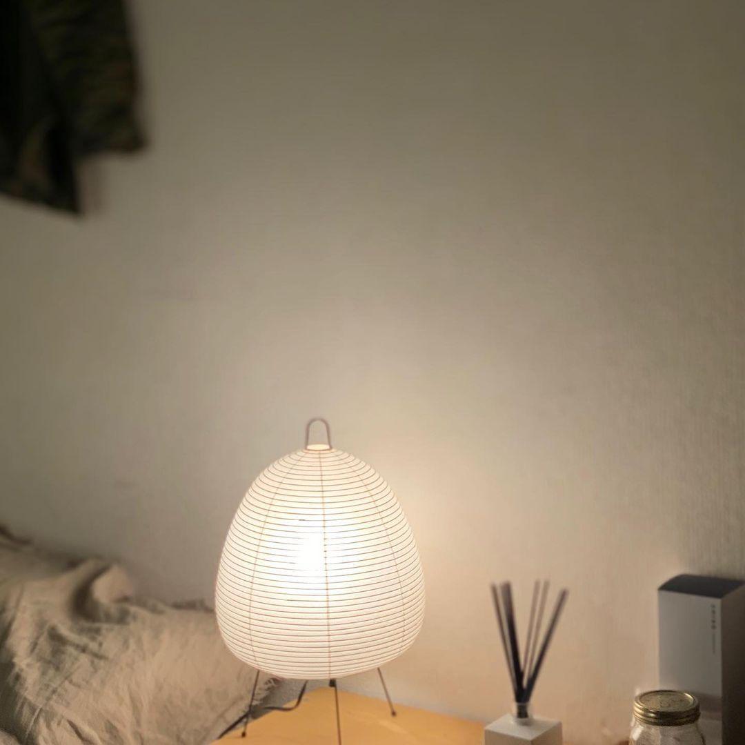 Japansk papirbordlampe - Yumi