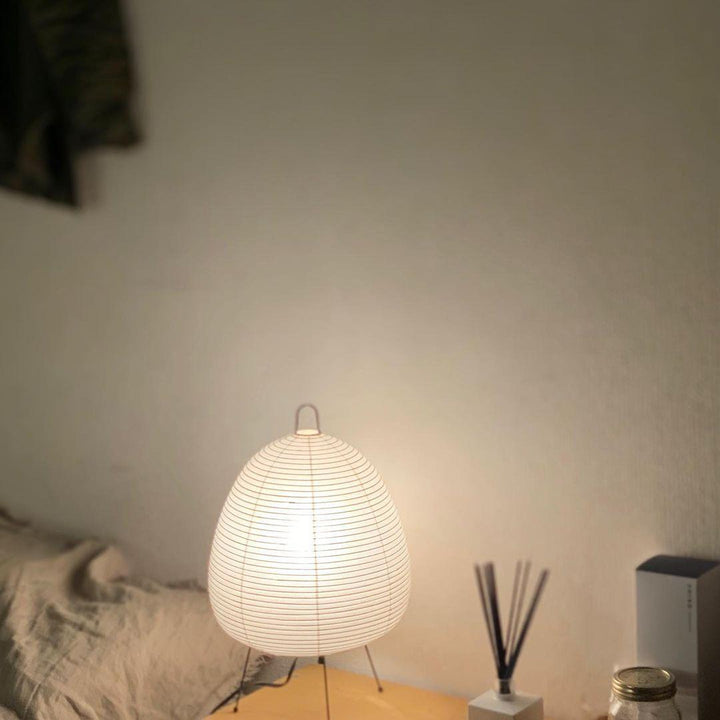 Japansk papirbordlampe - Yumi