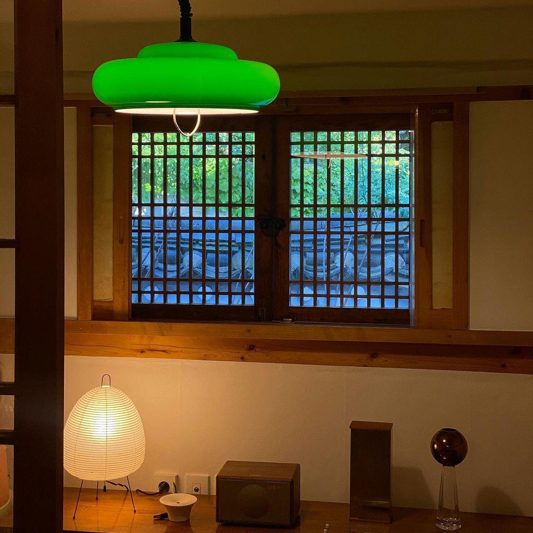 Japansk papirbordlampe - Yumi