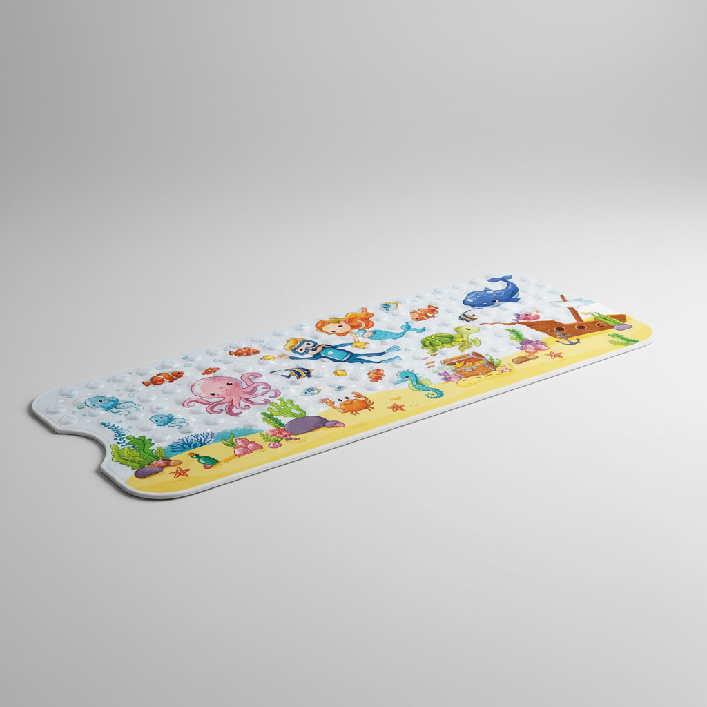 Antirutsch Duschmatte Mit Saugnapf - SafeSplash