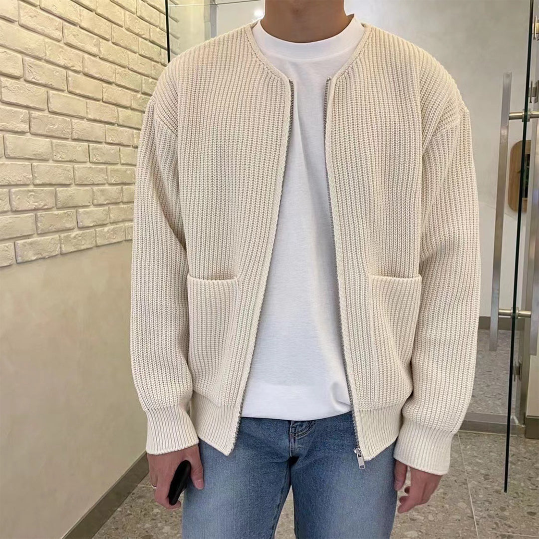 Trendy herrevest med lynlås - Lorenzo