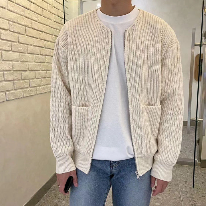 Trendy herrevest med lynlås - Lorenzo