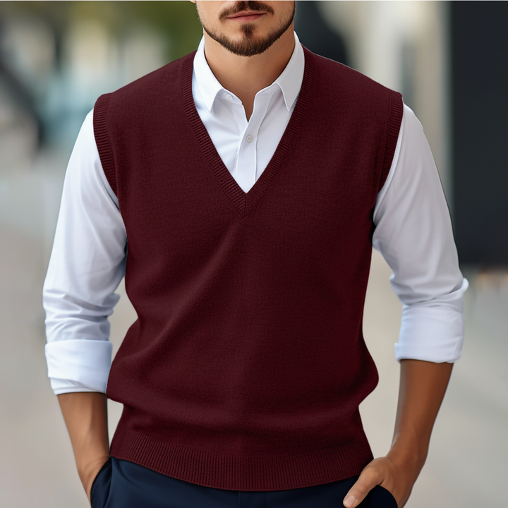 Ärmelloses Gestricktes Baumwollgilet - Bobby