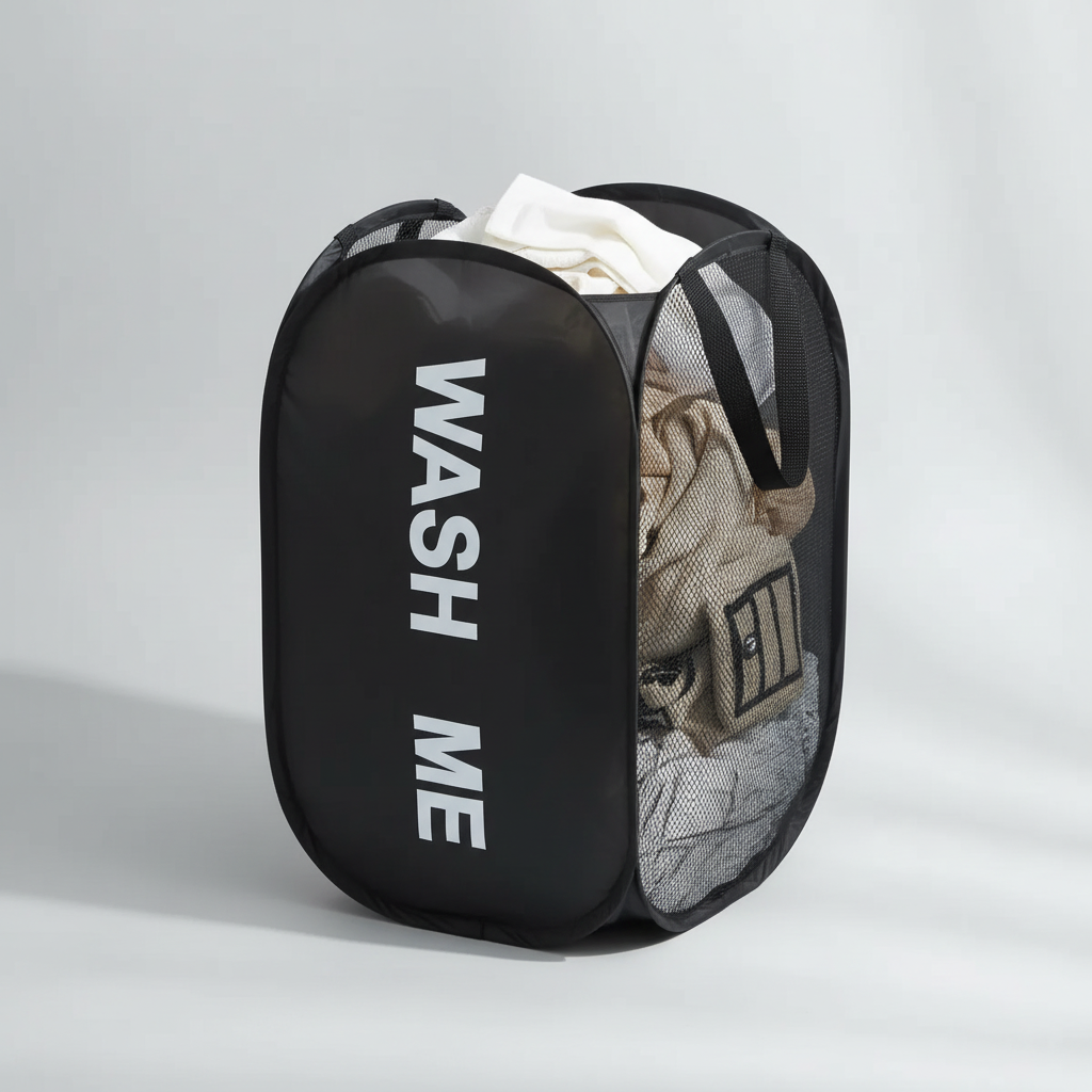 Aufklappbarer Netz Wäschekorb - MeshCarry