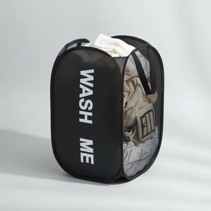 Aufklappbarer Netz Wäschekorb - MeshCarry